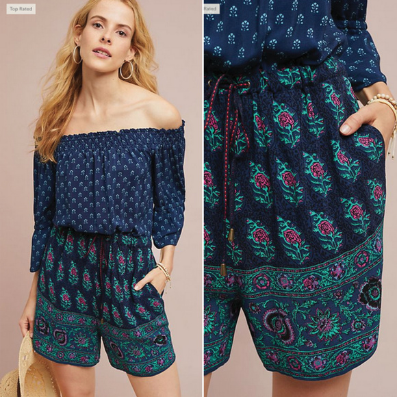 Anthropologie Pants - (ett:twa) Kaleo Off-the-Shoulder Romper